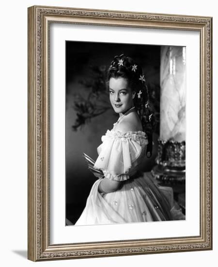 SISSI, 1955 directed by ERNST MARISCHKA Romy Schneider dans le r?le by Sissi, Elisabeth d'Autriche -null-Framed Photo