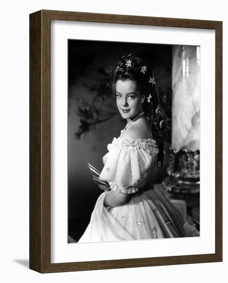 SISSI, 1955 directed by ERNST MARISCHKA Romy Schneider dans le r?le by Sissi, Elisabeth d'Autriche -null-Framed Photo