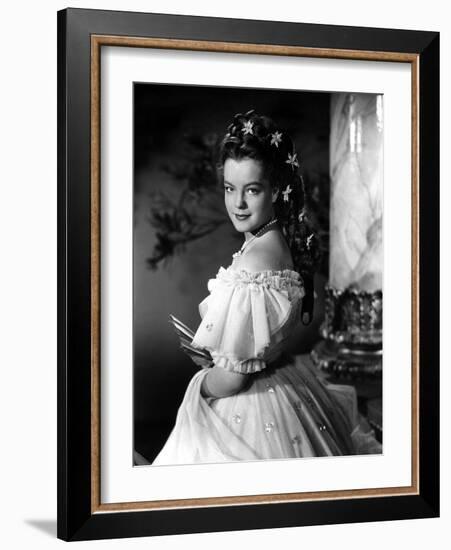 SISSI, 1955 directed by ERNST MARISCHKA Romy Schneider dans le r?le by Sissi, Elisabeth d'Autriche -null-Framed Photo