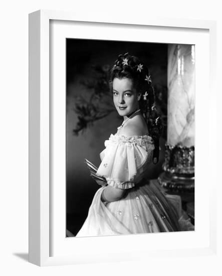 SISSI, 1955 directed by ERNST MARISCHKA Romy Schneider dans le r?le by Sissi, Elisabeth d'Autriche -null-Framed Photo