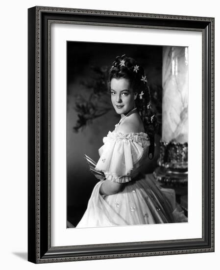 SISSI, 1955 directed by ERNST MARISCHKA Romy Schneider dans le r?le by Sissi, Elisabeth d'Autriche -null-Framed Photo