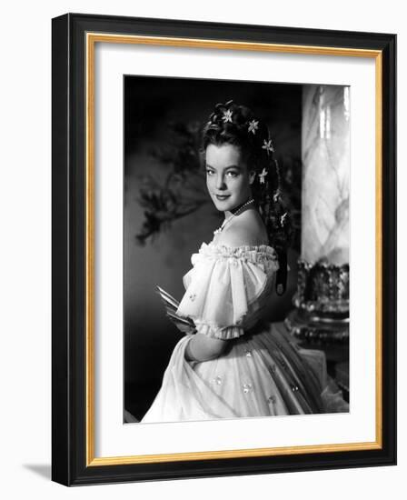 SISSI, 1955 directed by ERNST MARISCHKA Romy Schneider dans le r?le by Sissi, Elisabeth d'Autriche -null-Framed Photo