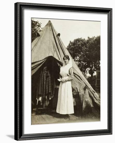 Sister Ada Smith of the 2nd Australian Casualty Clearing Station Near Steenwerck-null-Framed Giclee Print