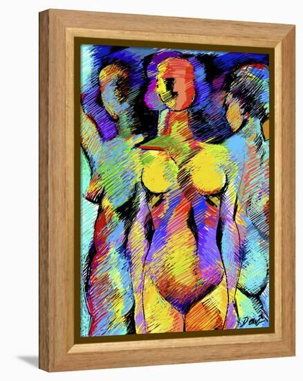 Sister Figures-Diana Ong-Framed Premier Image Canvas