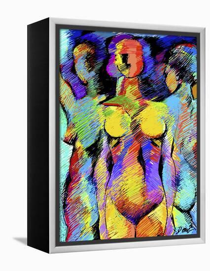 Sister Figures-Diana Ong-Framed Premier Image Canvas