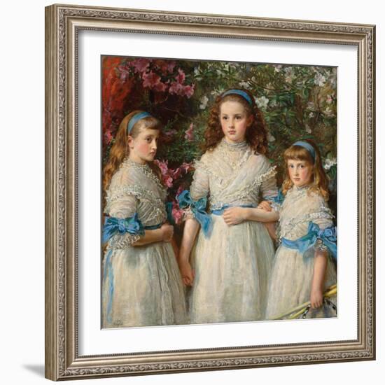 Sisters, 1868-John Everett Millais-Framed Giclee Print