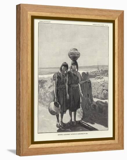 Sisters; Cleverest Artists in Ceramics in Sia-null-Framed Premier Image Canvas