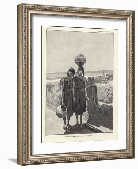 Sisters; Cleverest Artists in Ceramics in Sia-null-Framed Giclee Print