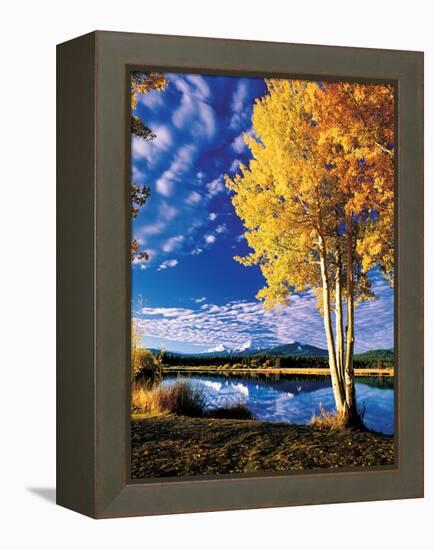 Sisters in Autumn II-Ike Leahy-Framed Premier Image Canvas