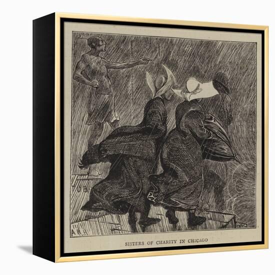 Sisters of Charity in Chicago-Arthur Boyd Houghton-Framed Premier Image Canvas