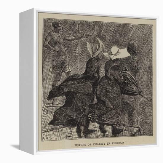 Sisters of Charity in Chicago-Arthur Boyd Houghton-Framed Premier Image Canvas