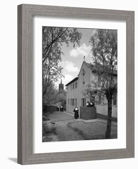 Sisters of Mercy Convent, Denaby Main, South Yorkshire, 1961-Michael Walters-Framed Photographic Print