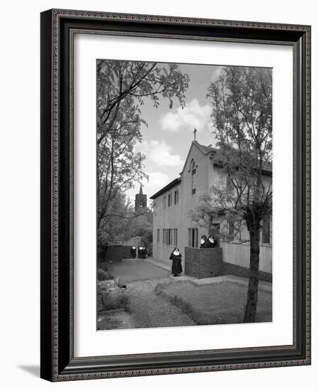 Sisters of Mercy Convent, Denaby Main, South Yorkshire, 1961-Michael Walters-Framed Photographic Print