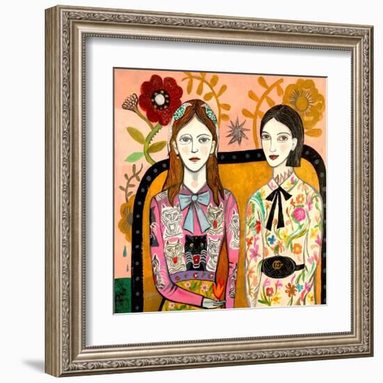 Sisters-Mercedes Lagunas-Framed Giclee Print