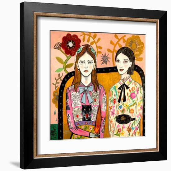 Sisters-Mercedes Lagunas-Framed Giclee Print