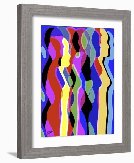 Sisters-Diana Ong-Framed Giclee Print