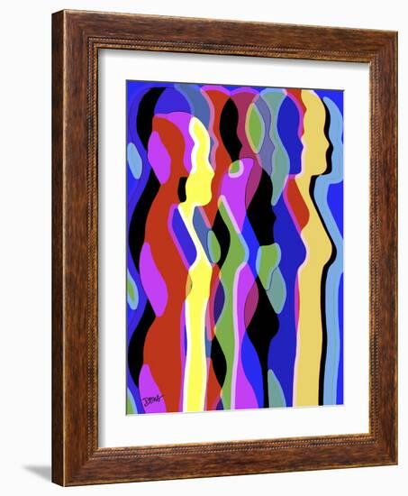 Sisters-Diana Ong-Framed Giclee Print