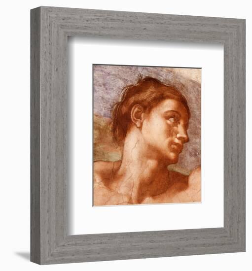 Sistine Chapel-Adam-Michelangelo Buonarroti-Framed Art Print