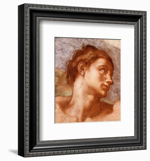 Sistine Chapel-Adam-Michelangelo Buonarroti-Framed Art Print