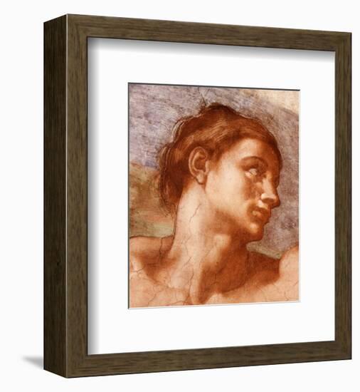 Sistine Chapel-Adam-Michelangelo Buonarroti-Framed Art Print