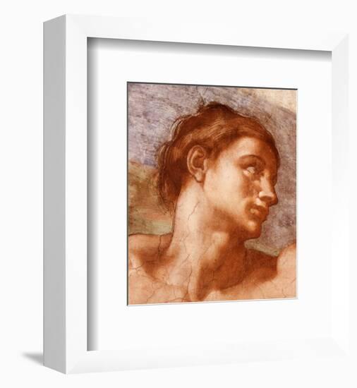 Sistine Chapel-Adam-Michelangelo Buonarroti-Framed Art Print