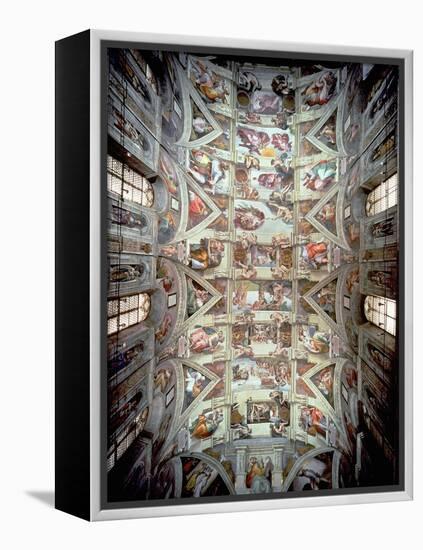 Sistine Chapel Ceiling, 1508-12-Michelangelo Buonarroti-Framed Premier Image Canvas