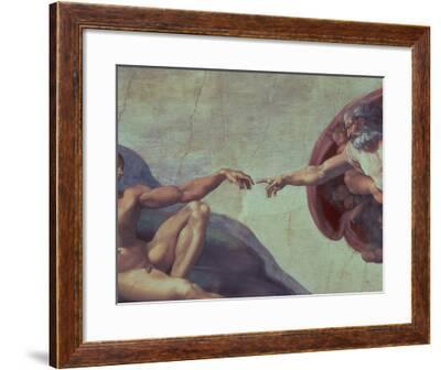 Sistine Chapel Ceiling Creation Of Adam Detail Of The