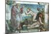 Sistine Chapel Ceiling: Creation of Eve, with Four Ignudi, 1511-Michelangelo Buonarroti-Mounted Giclee Print