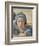 Sistine Chapel Ceiling, Delphic Sibyl's Face-Michelangelo Buonarroti-Framed Art Print