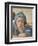 Sistine Chapel Ceiling, Delphic Sibyl's Face-Michelangelo Buonarroti-Framed Art Print