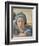 Sistine Chapel Ceiling, Delphic Sibyl's Face-Michelangelo Buonarroti-Framed Art Print