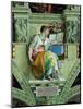Sistine Chapel Ceiling, Erythraean Sibyl-Michelangelo Buonarroti-Mounted Art Print