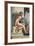 Sistine Chapel Ceiling, Female Nude-Michelangelo Buonarroti-Framed Art Print