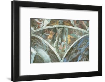 Sistine Chapel Ceiling Haman Spandrel Pre Restoration Giclee