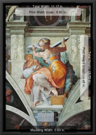 Sistine Chapel Ceiling Libyan Sybil Art Print By Michelangelo