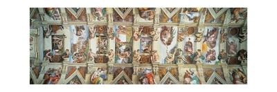 Sistine Chapel Ceiling View Of The Entire Vault Art Print By Michelangelo Buonarroti Art Com