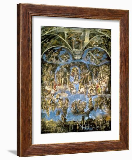 Sistine Chapel, the Last Judgement-null-Framed Art Print