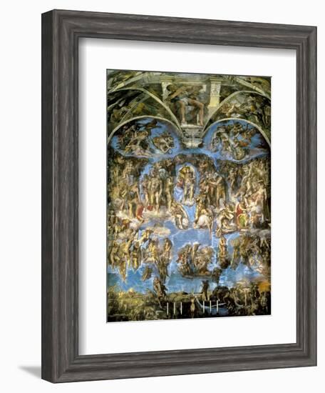 Sistine Chapel, the Last Judgement-null-Framed Art Print