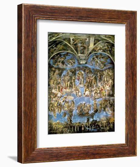 Sistine Chapel, the Last Judgement-null-Framed Art Print