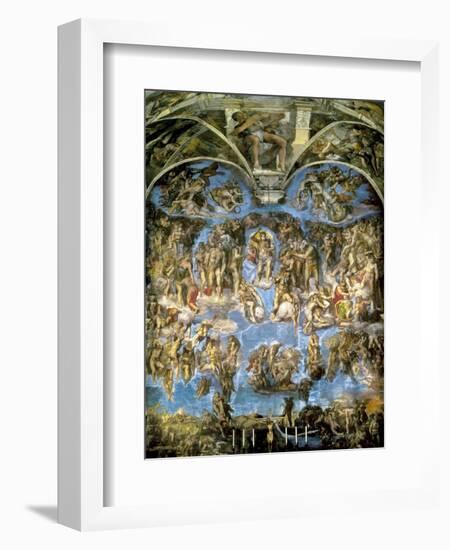 Sistine Chapel, the Last Judgement-null-Framed Art Print