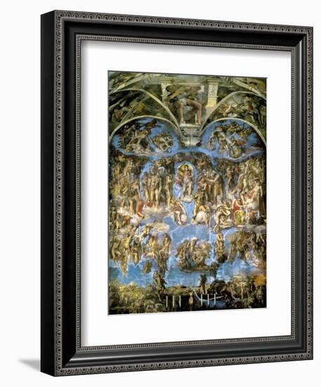 Sistine Chapel, the Last Judgement-null-Framed Art Print