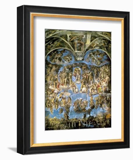 Sistine Chapel, the Last Judgement-null-Framed Art Print