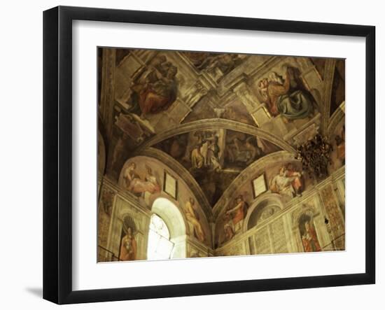 Sistine Chapel, Vatican, Rome, Lazio, Italy-John Ross-Framed Photographic Print