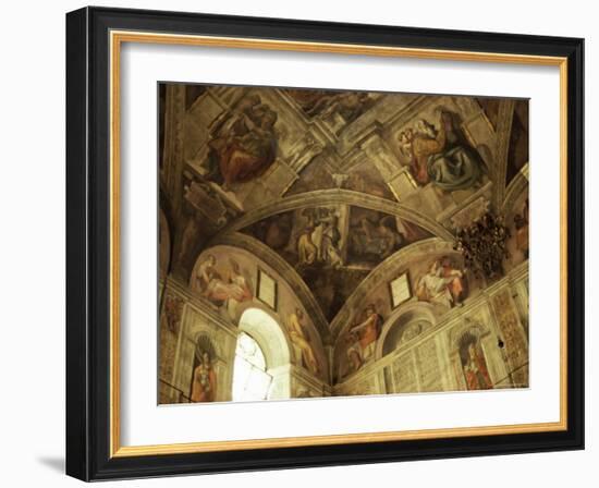 Sistine Chapel, Vatican, Rome, Lazio, Italy-John Ross-Framed Photographic Print