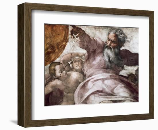 Sistine Chapel-Michelangelo-Framed Art Print