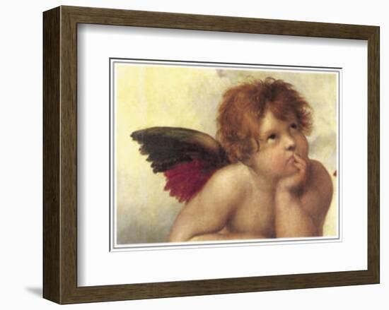 Sistine Madonna Detail 2-Raphael-Framed Art Print