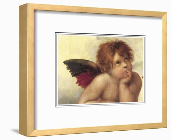 Sistine Madonna Detail 2-Raphael-Framed Art Print