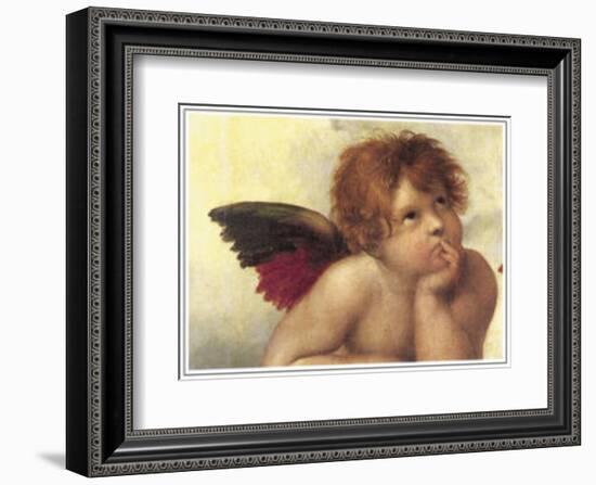 Sistine Madonna Detail 2-Raphael-Framed Art Print