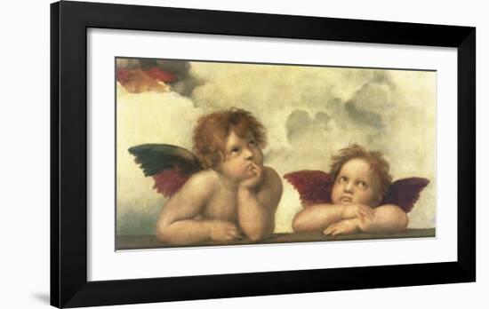 Sistine Madonna Detail-Raphael-Framed Art Print