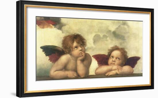 Sistine Madonna Detail-Raphael-Framed Art Print